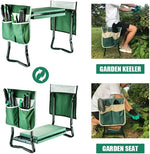 Folding Garden Kneeler & Seat with Tool Pouch