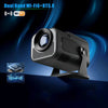 Miniproyector HY320 nativo 720P con Android 11, 4K, 300 ANSI, Wifi6, BT5.0, proyector portátil para cine al aire libre con rotación de 180°