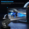 Miniproyector HY320 nativo 720P con Android 11, 4K, 300 ANSI, Wifi6, BT5.0, proyector portátil para cine al aire libre con rotación de 180°