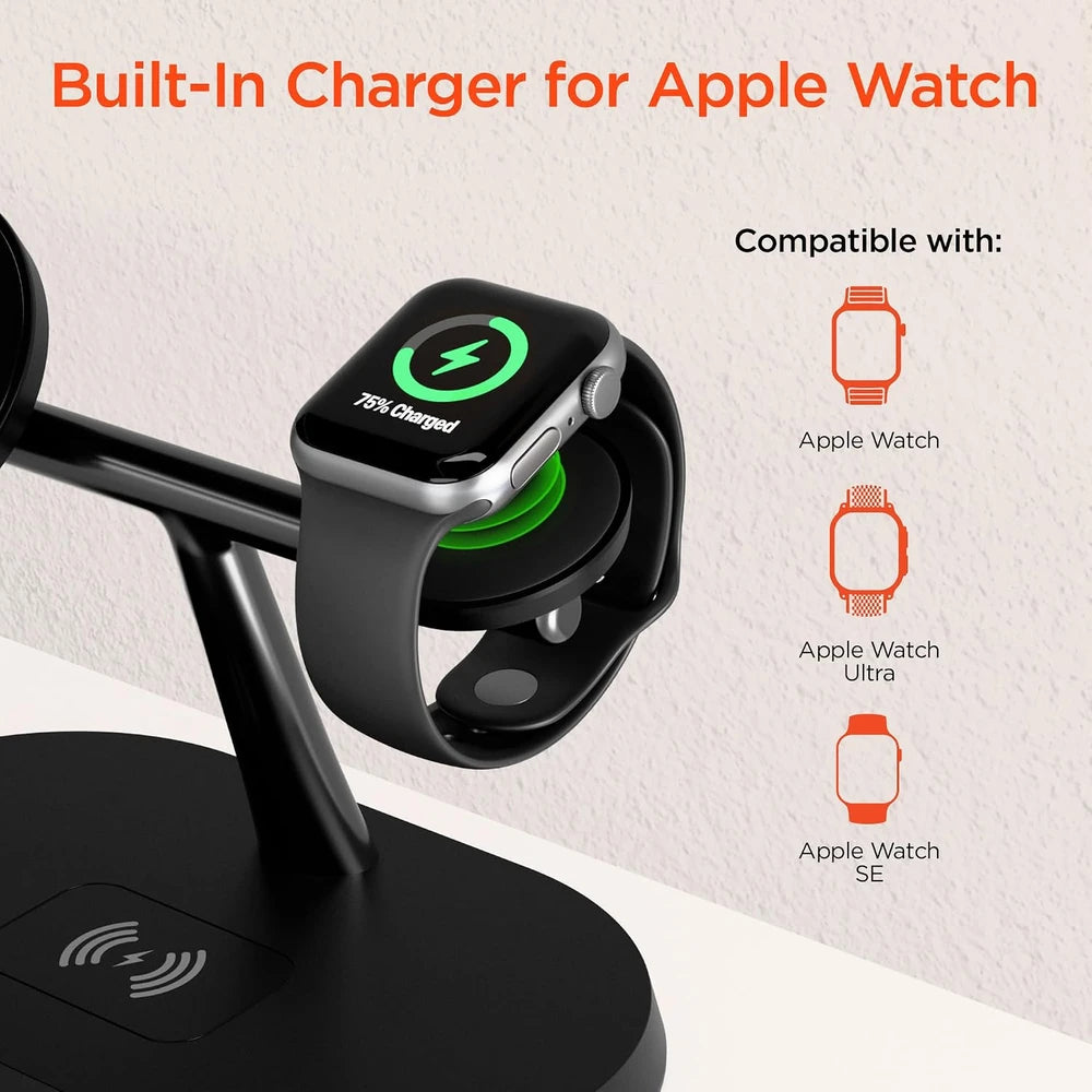 Soporte de carga magnético 3 en 1 Hypergear Maxcharge Pro