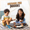 Kit de smores de interior, máquina de smores eléctrica con 4 tenedores para asar malvaviscos, color negro