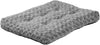 Cama para mascotas Intermediate Quiettime Deluxe, afelpada, con diseño de remolino degradado en gris, lavable a máquina, base antideslizante, tapete suave para jaulas de 36 pulgadas