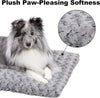Cama para mascotas Intermediate Quiettime Deluxe, afelpada, con diseño de remolino degradado en gris, lavable a máquina, base antideslizante, tapete suave para jaulas de 36 pulgadas