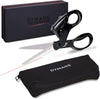 Tijeras con guía láser para cortar tela – PACK – Tijeras láser con guía de corte de precisión, set de costura y manualidades con estuche y caja de regalo premium, edición para regalo