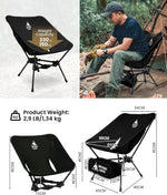 Ultralight Low-Back Folding Camping Chair