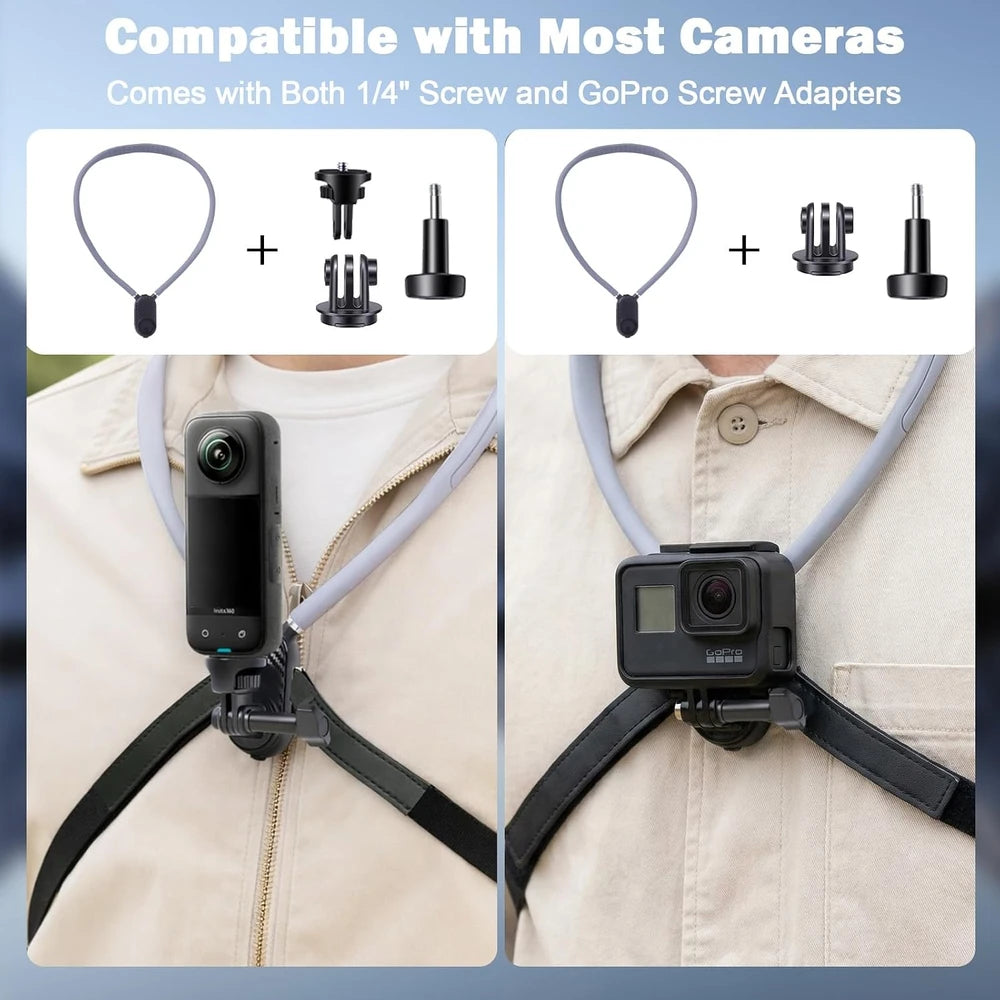 Magnetic Neck Phone Mount for Hands-Free POV Video