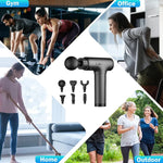 Percussion Massage Gun with 4 Heads