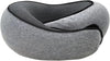 Almohada de viaje de espuma viscoelástica en forma de U, estilo caracol, soporte de cuello portátil, ajustable, suave, para dormir durante la siesta