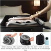 Almohada de viaje de espuma viscoelástica en forma de U, estilo caracol, soporte de cuello portátil, ajustable, suave, para dormir durante la siesta