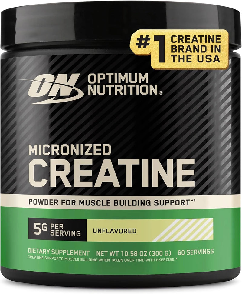 Optimum Nutrition Micronized Creatine Monohydrate, Unflavored, 300g