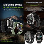 Reloj inteligente original para hombre, linterna, llamadas Bluetooth, reloj de fitness, IP68, resistente al agua, para Android, iOS, reloj inteligente deportivo 2025, nuevo