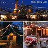 Luces de Cadena para Exteriores, Luces de Patio de 97 PIES con 49 Bombillas LED G40 Inastillables (1 de Repuesto), Cadena de Luces Impermeables para Patio Trasero, Porche, Bistró, Fiesta, Camping, Reuniones en el Jardín