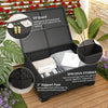 Conjunto de muebles de patio de 7 piezas, juego de sofás seccionales para exteriores con mesa de almacenamiento y cojines gris claro
