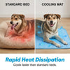 Colchoneta Nido Frío de Seda Helada para Perros y Gatos, para Refrigeración en Verano