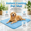 Colchoneta Nido Frío de Seda Helada para Perros y Gatos, para Refrigeración en Verano