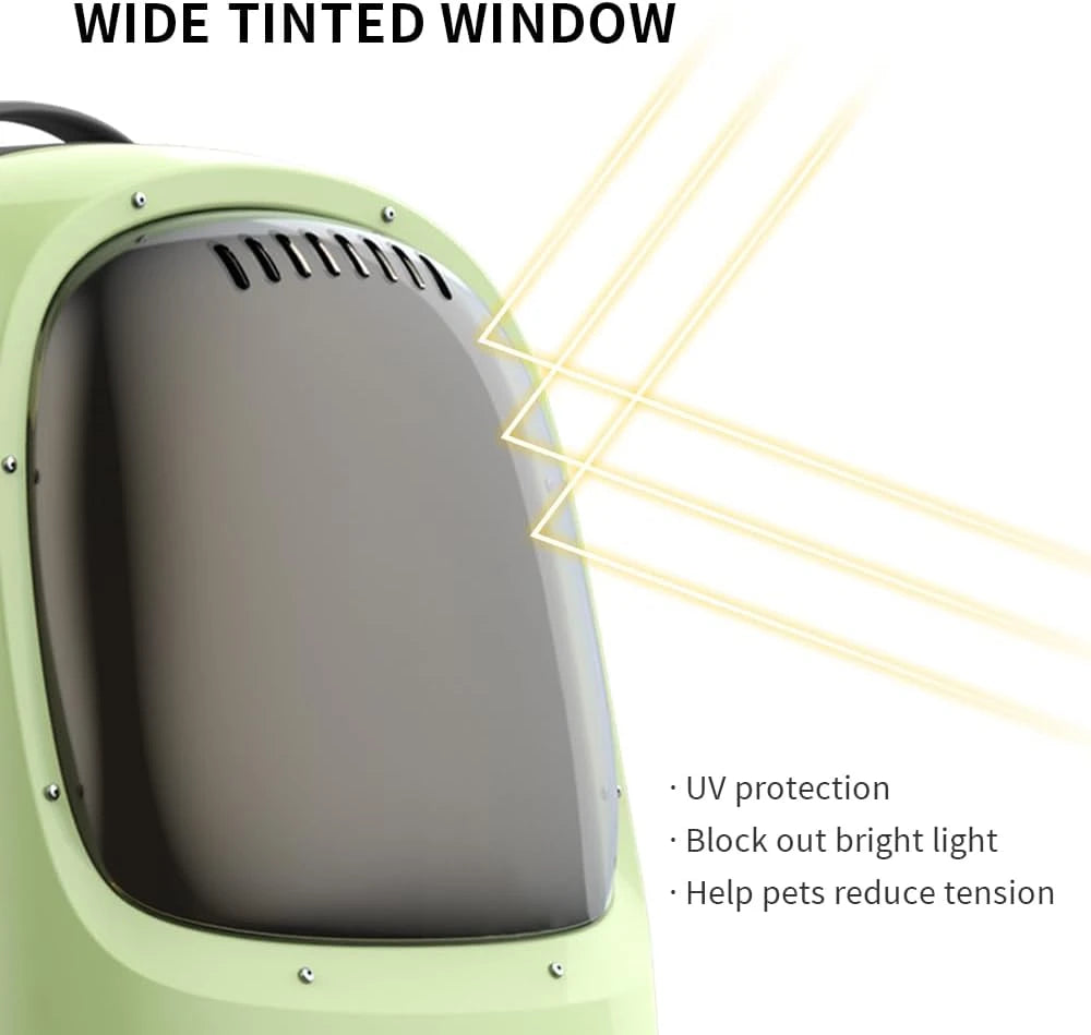 Mochila transportadora PETKIT para gatos y perros pequeños con ventilador y luz integrados