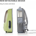 Mochila transportadora PETKIT para gatos y perros pequeños con ventilador y luz integrados
