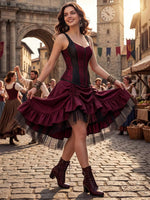 Women's Plus Size Pirate Corset Costume