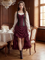 Women's Plus Size Pirate Corset Costume