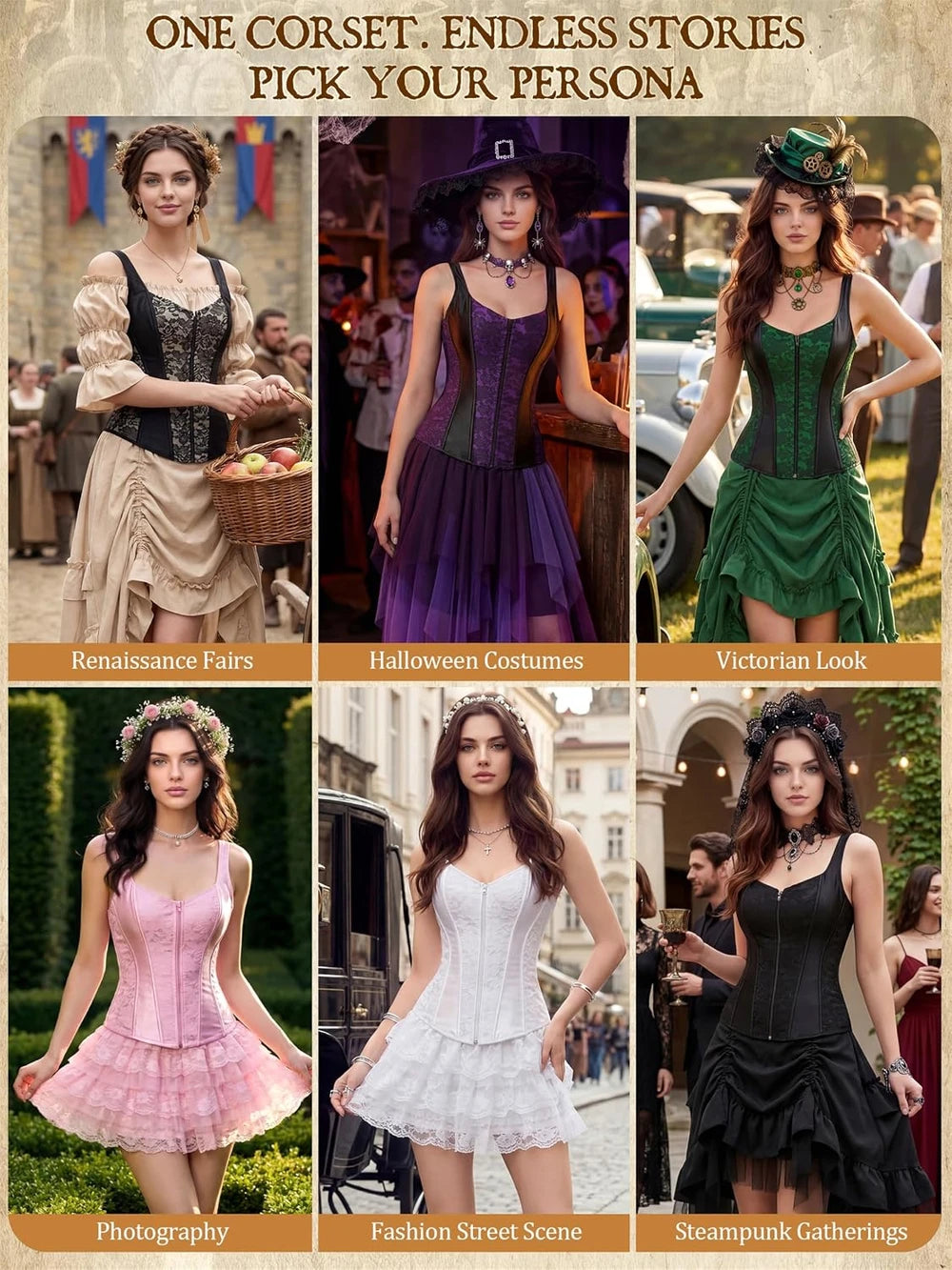 Corsé de disfraz de pirata para mujer: disfraces de Halloween para mujer de talla grande 2025 - Corsé gótico para reuniones con temática pirata