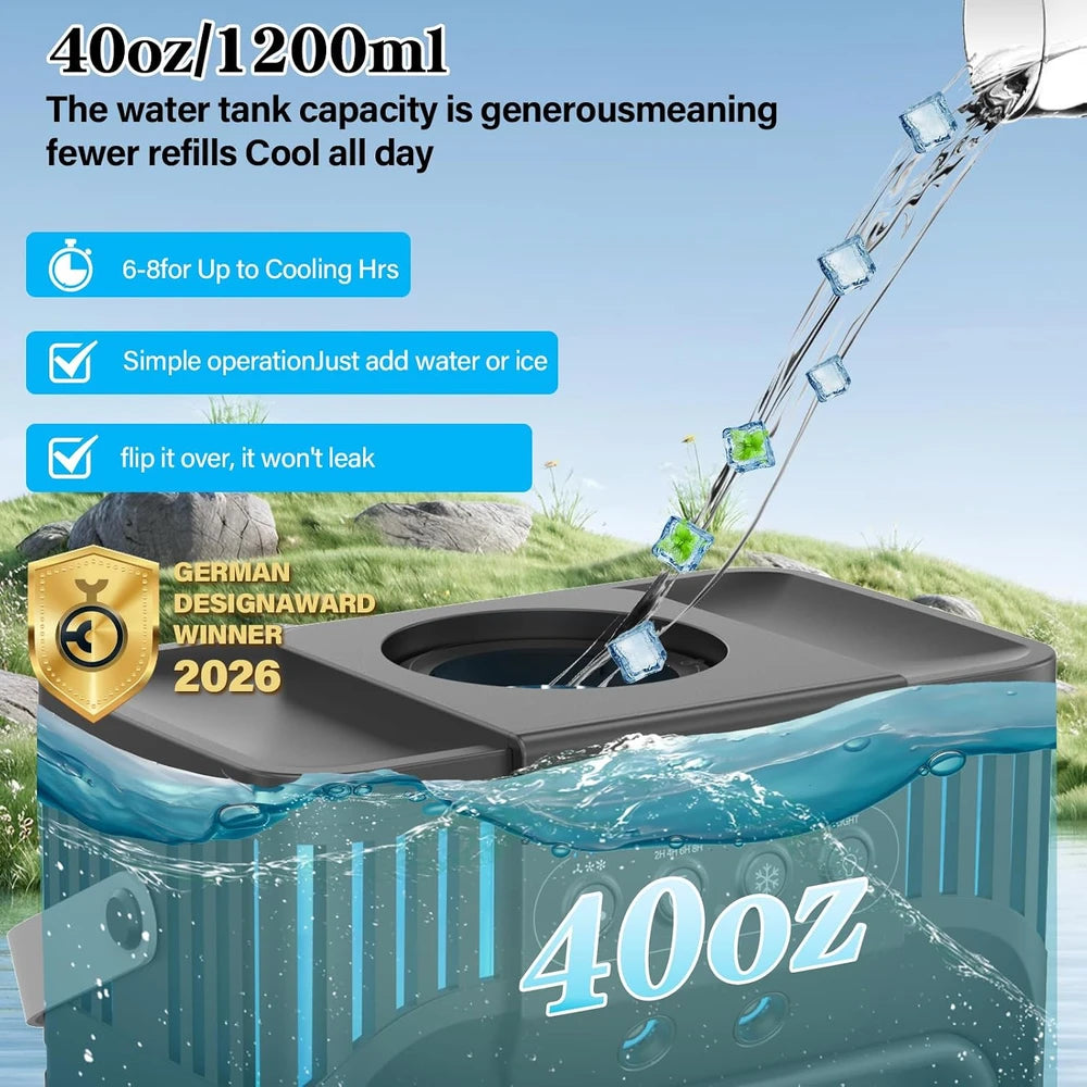 Ventilador de Aire Acondicionado Portátil,
