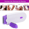 Kit de depilación profesional sin dolor, mini depiladora recargable por USB, afeitadora para cuerpo, rostro, piernas, zona del bikini y manos para mujer