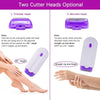 Kit de depilación profesional sin dolor, mini depiladora recargable por USB, afeitadora para cuerpo, rostro, piernas, zona del bikini y manos para mujer