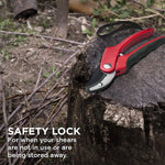 Heavy-Duty Stainless Steel Anvil Pruning Shears