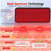 Alfombrilla de terapia de luz roja para el cuerpo: manta grande con 360 LED de terapia de luz roja e infrarroja, con luz infrarroja de 850 nm y 660 nm para cuerpo completo, cintura, hombros y músculos