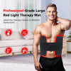Alfombrilla de terapia de luz roja para el cuerpo: manta grande con 360 LED de terapia de luz roja e infrarroja, con luz infrarroja de 850 nm y 660 nm para cuerpo completo, cintura, hombros y músculos