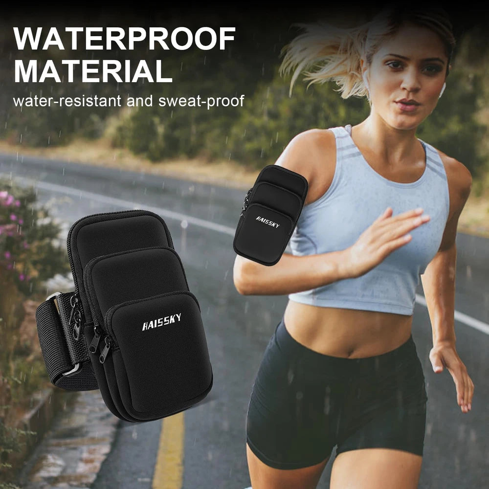 Brazalete deportivo cruzado para correr