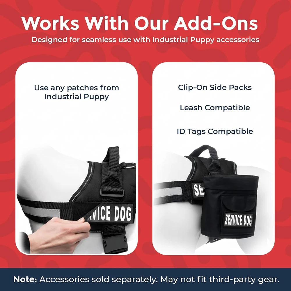 Reflective Service Dog Vest & Leash Set