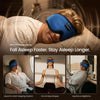 Antifaz con auriculares Bluetooth para dormir, máscara de ojos 3D con auriculares inalámbricos para música, cubierta de algodón para dormir de lado, siestas, insomnio, viajes en avión, meditación, regalo unisex