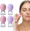 Ventosa de vacío para adelgazamiento facial, masajeador anticelulitis para belleza facial y de ojos, acupuntura china
