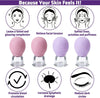 Ventosa de vacío para adelgazamiento facial, masajeador anticelulitis para belleza facial y de ojos, acupuntura china
