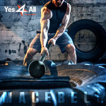 Maza de Acero para Entrenamiento de Fuerza, Soporte para Cuerpo Completo, Músculos, Hombros, Agarres y Antebrazos, Estiramiento 5, 7, 10, 15, 20, 25, 30 LB para Mujer y Hombre