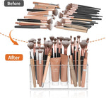 Clear Acrylic Makeup Brush Organizer