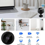 Cámara de seguridad inalámbrica SZDUDU Mini, mini cámara de niñera HD portátil Full HD 720P con visión nocturna, grabación de video y detección de movimiento para uso en el hogar, automóvil, dron, oficina y exteriores
