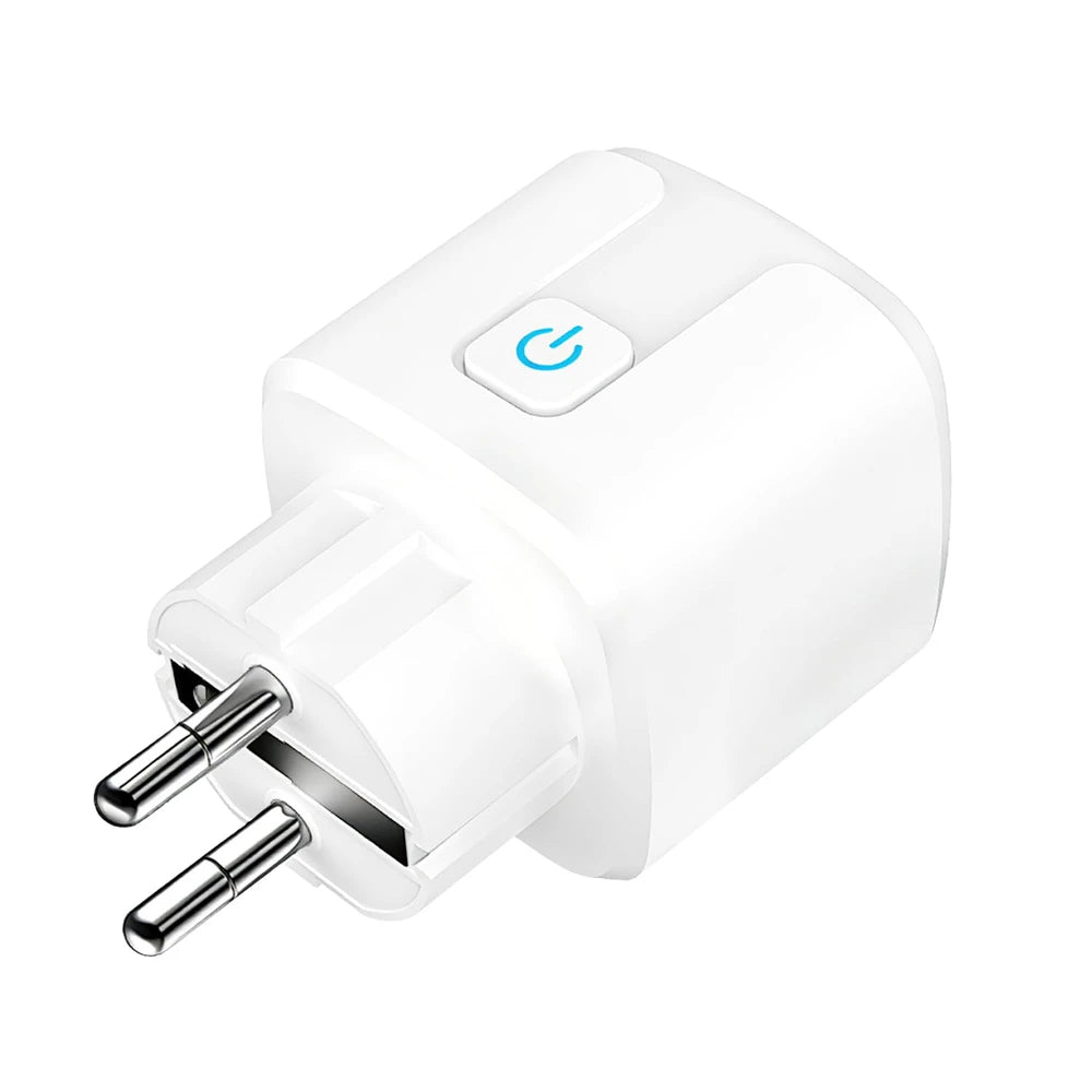 Enchufe inteligente TUYA Wifi o Zigbee3.0 Socket UE 16A/20A Monitor de potencia Función de temporización Control por voz Funciona con Alexa Google Home