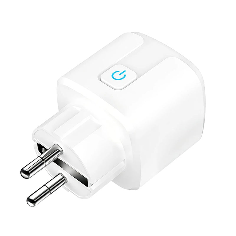 Enchufe inteligente TUYA Wifi o Zigbee3.0 Socket UE 16A/20A Monitor de potencia Función de temporización Control por voz Funciona con Alexa Google Home