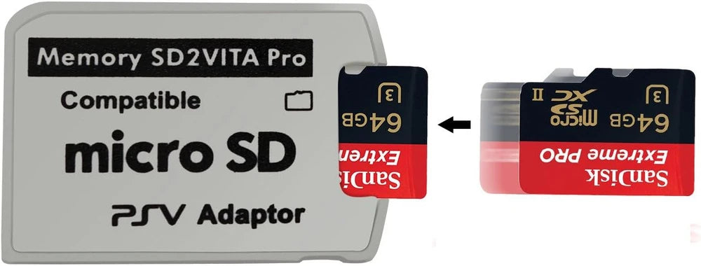 Adaptador de tarjeta de memoria Sd2Vita versión definitiva 5.0, adaptador Micro SD PS Vita PSVSD para PSV 1000/2000 PSTV con sistema FW 3.60 Henkaku Enso