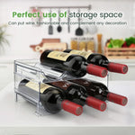 Stackable Water Bottle Organizer, 2 Pack