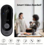 Timbre inteligente con cámara visual inalámbrico y recargable X8, cámaras de seguridad para el hogar con visión nocturna, comunicación bidireccional, sensor de alarma resistente al agua, videoportero y protección de la privacidad.