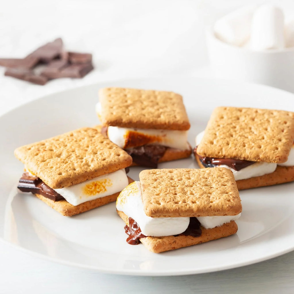 Indoor Smores Maker Smores Kit, Electric Smore Maker with 4 Marshmallows Roasting Forks, Black