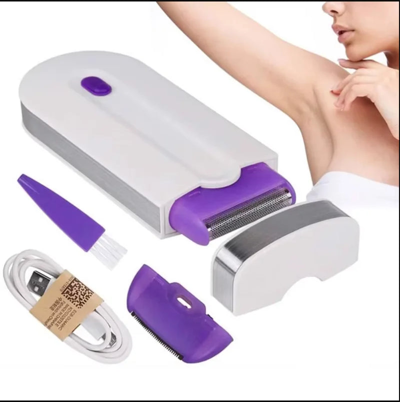 Professional Painless Hair Removal Kit Mini Epilator USB Rechargeable Women Body Face Leg Bikini Hand Shaver Hair Remover
